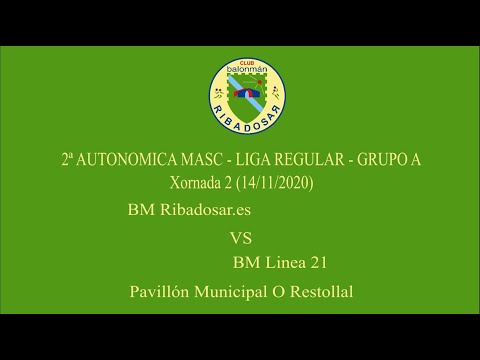 2020_11_14 BM Ribadosar vs BM Linea21 Senior Masculino