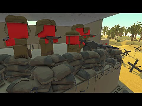 Beach Bunker Defense Tear Apart INVASION! - Ancient Warfare 3: Battle Simulator