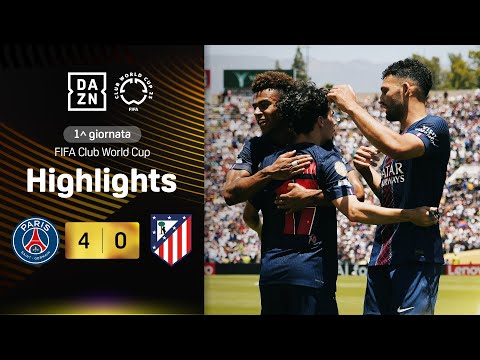 Super PSG, è POKER al debutto: PSG-Atletico Madrid 4-0 | FIFA CWC | DAZN Highlights