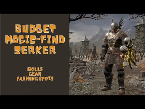 D2R Budget Magic-Find Zerker Barbarian (Skills, Gear and Where to Farm)