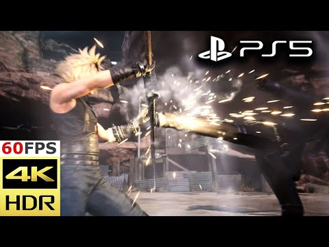 Cloud vs Rude Boss fight - ​​Final Fantasy VII Remake (PS5 4K HDR) #FFVIIRemake