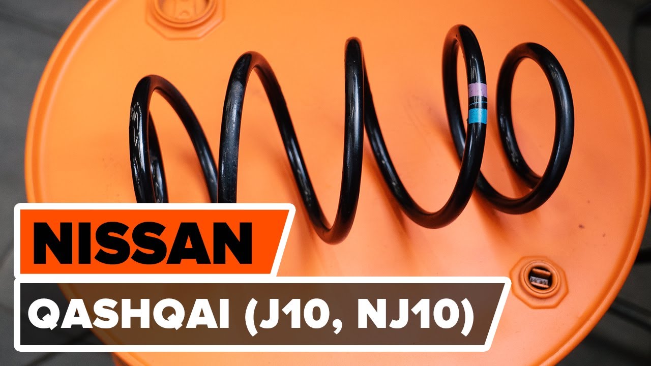 Kaip pakeisti Nissan Qashqai J10 spyruoklės: priekis - keitimo instrukcija