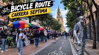 Download lagu Cycling Bogotá: From carrera septima to Plaza de Bolívar mp3