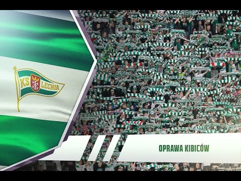 Doping kibiców Lechii na meczu z Ruchem Chorzów