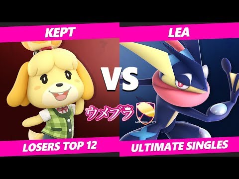 Umebura SP6 SSBU - Kept (Isabelle, Villager) Vs Lea (Greninja) Smash Ultimate Tournament  Losers T12
