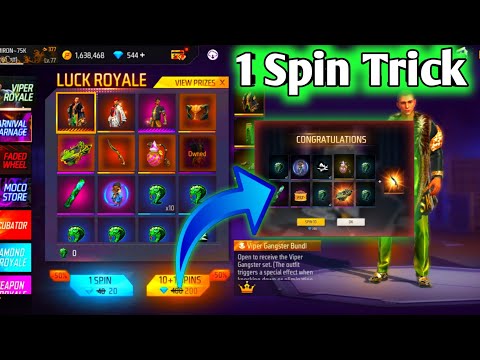 New Viper Royale Event Spin | New Luck Royale Event 1 Spin Trick | Free Fire New event Today