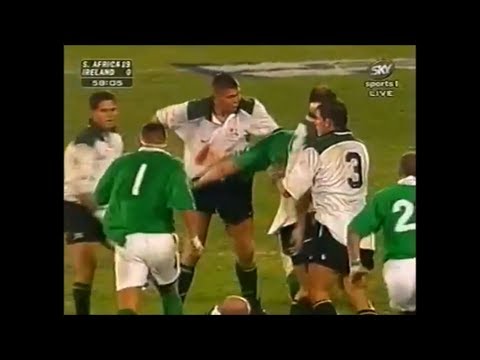 South Africa vs Ireland battle in Pretoria 1998