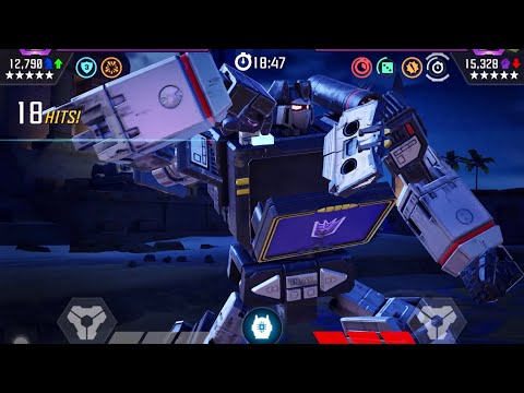 R6 Soundblaster vs Motormaster on Exo-Filter — Transformers: Forged to Fight