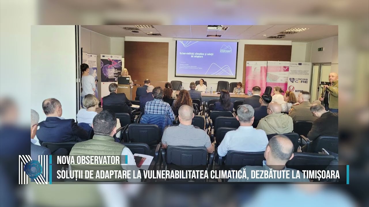 Soluții de adaptare la vulnerabilitatea climatică, dezbătute la Timișoara