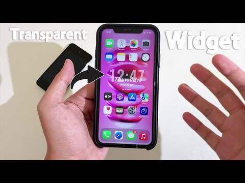 How to make Transparent Widget