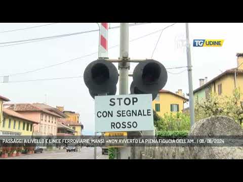 PASSAGGI A LIVELLO E LINEE FERROVIARIE, MANSI: «NON AVVERTO LA PIENA FIDUCIA DELL'AM... | 08/08/2024