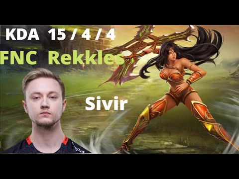 FNC Rekkles Sivir vs Ezreal - Botlane Matchup SoloQ