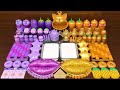 PURPLE Vs GOLD Mixing Random Into GLOSSY Slime Satisfying Slime Video 454