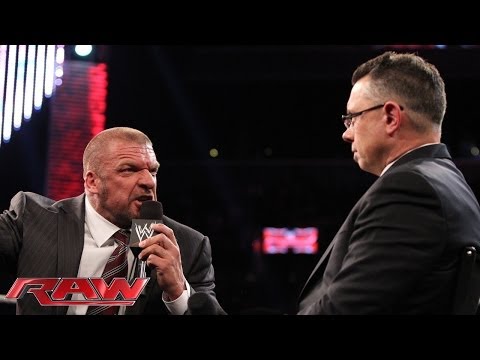 Triple H vows to end the "Yes!" Movement at WrestleMania: Raw, March 24, 2014