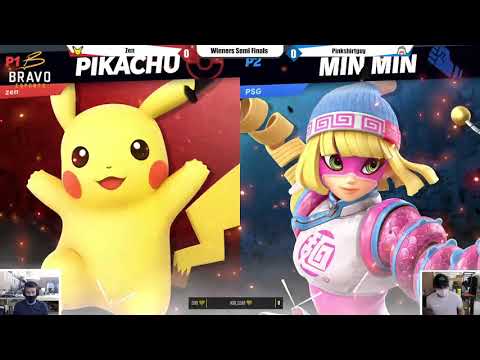 Saturday Smashdiac 1 [SSBU Tournament] - Zen (Pikachu) vs. PinkShirtGuy (Min Min) Winners Semis