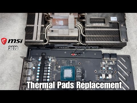 3070 MSI Gaming Trio Thermal Pads Replacement