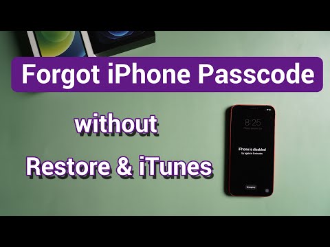 Forgot iPhone Passcode without Restore & iTunes