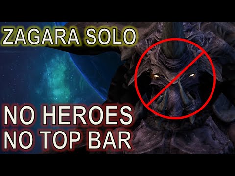 Zagara SOLO, without Heroes or Top Bars! | Starcraft II: Co-Op