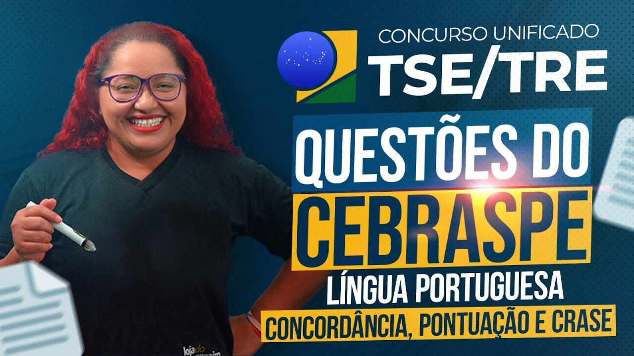 TSE/TRE - CEBRASPE - Língua Portuguesa - 10 Questões - Yara Coeli
