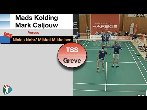 Badminton HD | M.Kolding/ M.Caljouw - N.Nøhr/ M.Mikkelsen | Ligaen | TSS - Greve | 2020