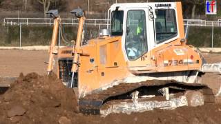 preview picture of video 'Liebherr PR724 Earthmoving / Ulm, Germany, 2014.'
