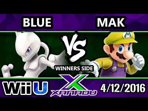 S@X 145 - MAK (Mario) Vs. Blue (Mewtwo) SSB4 Tournament - Smash Wii U - Smash 4