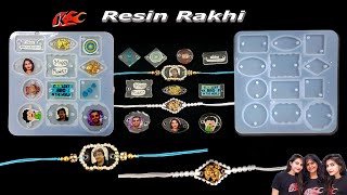 Beautiful Homemade Resin Photo Rakhi ideas | How to make resin rakhi at home | JK Arts  1956
