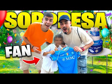 😮 SORPRESA ad un FAN, vado al Suo COMPLEANNO con SHALEBOOM! 🎁