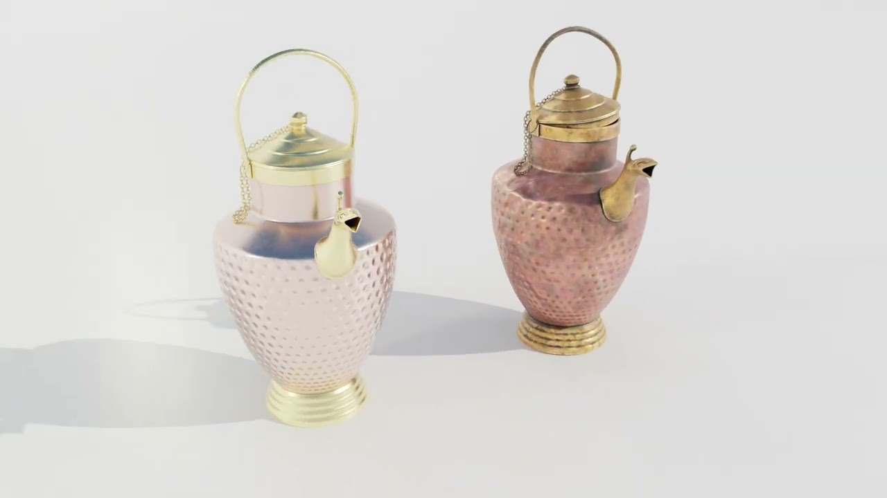 Italian Copper Pitcher 3D Model