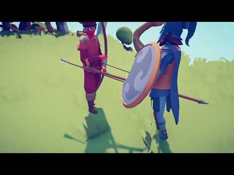 TABS I Totally Accurate Battle Simulator HOPLITE V.S EVERY UNIT+SECRET UNITS.