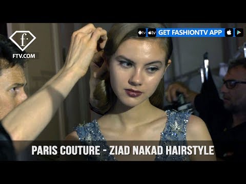 Paris Couture Fall/Winter 2017-18 - Ziad Nakad Hairstyle | FashionTV