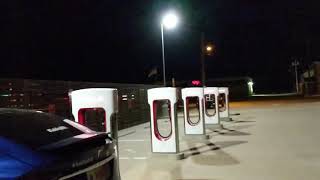 preview picture of video 'Shamrock, TX Tesla Supercharger'