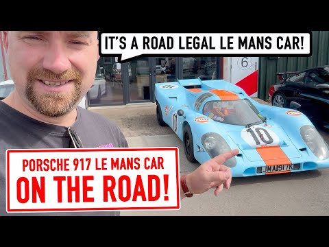 Going for a drive in a ROAD LEGAL £1m Porsche 917 Le Mans car 😍