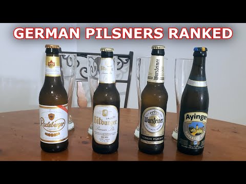 Ayinger vs Bitburger vs Radeberger vs Warsteiner | German Pilsners Ranked
