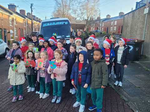 Our annual  visit to deliver Christmas  cards to the Nursing Homes  was wonderful.