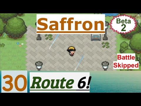 Pokemon Saffron Part 30 PokeFan Exploring Route 6 | GBA Rom Hack