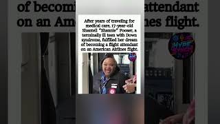 American Airlines Made Her Dying Wish Come True –Watch Shannie’s Emotional Flight!#emotional #shorts