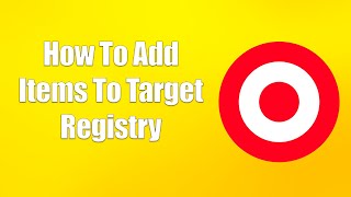 How To Add Items To Target Registry