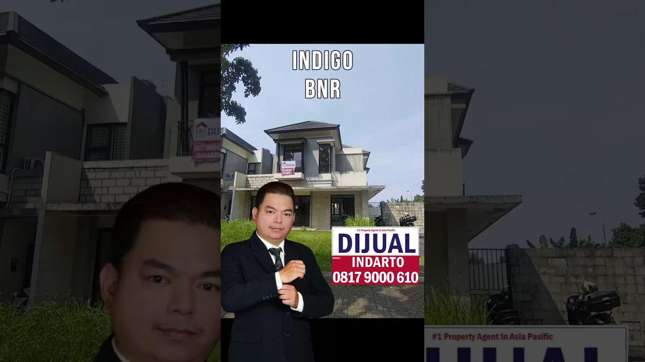 For Sale Land 288m² Building 184m² in Indigo Cluster Bogor Nirwana Residence Bnr