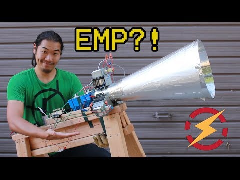 A Microwave Gun Made From Taser and Soup Can??? (Testing Kreosan's Magnetron Cannon)