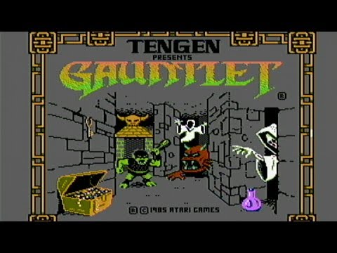 Gauntlet (Tengen, 1988) - NES Gameplay SD