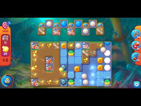 Fishdom. 8433 one shot 🎯 level