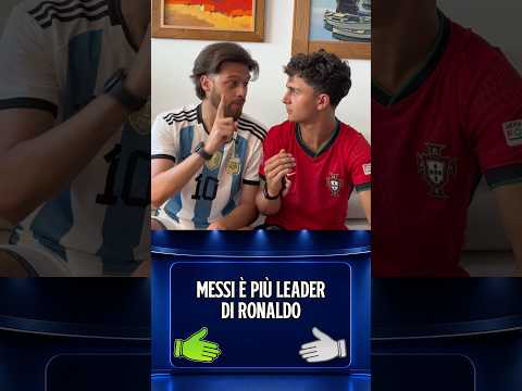 Stringi la mano se sei d’accordo - Messi VS Ronaldo Edition#messi #ronaldo #challenge #messironaldo