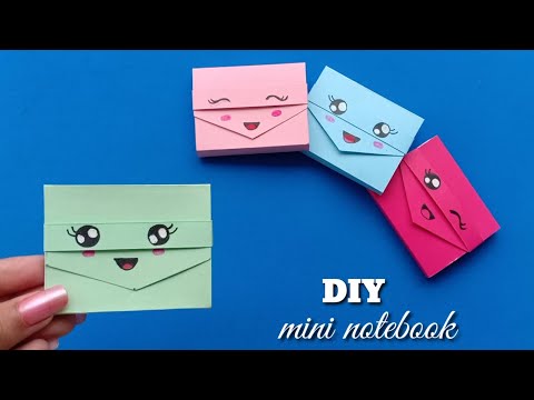 DIY MINI NOTEBOOKS ONE SHEET OF PAPER - DIY BACK TO SCHOOL / Origami craft /Origami craft with paper