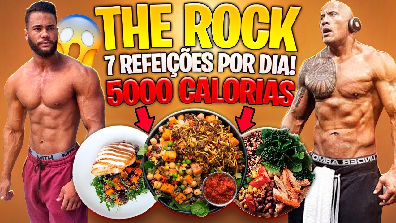FIZ A DIETA DO THE ROCK E OLHA COMO FIQUEI! 😱