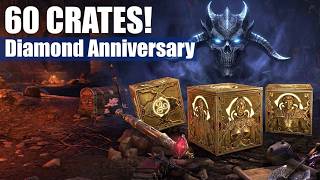 Unboxing 60 Diamond Anniversary Crown Crates! | ESO