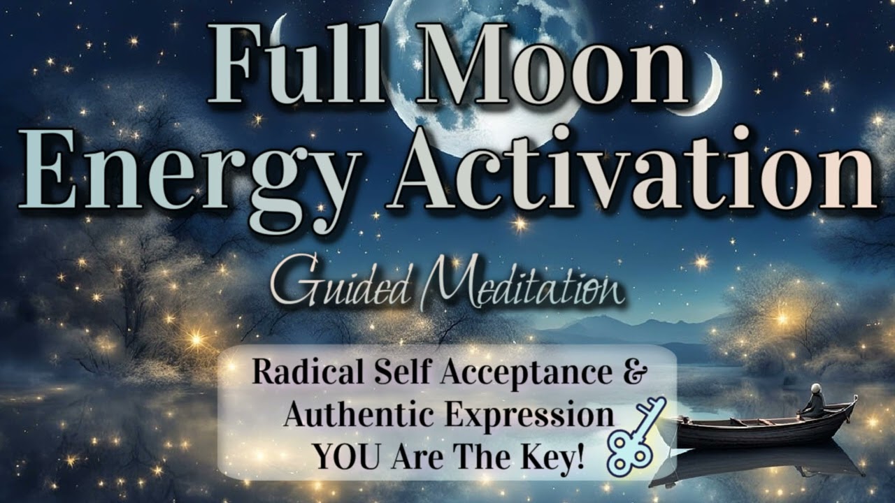 Full Moon Energy Activation🌕❄️ 30 min Meditation + Bonus Pick-a-Message!