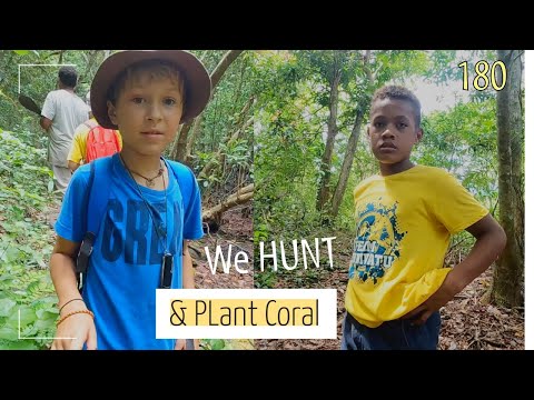 Caught in a Pig Hunt and Planting Coral on the Reef Ep 180