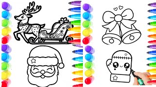 How To Draw A Christmas Reindeer Step by Step || Reindeer Drawing Tutorial #4