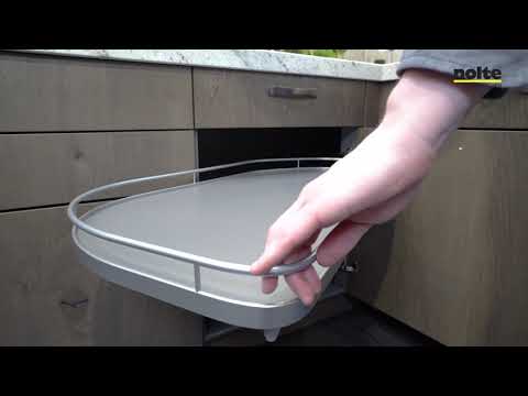 Unterschrank Ecklösung "Le Mans" mit Schubkasten / "Le Mans" corner base unit solution with drawer